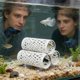 thumbnail image 2 of Túnel 3 en 1 para peces Betta, decoración para acuario, escondite para peces pequeños, hamaca para Betta con ventosas, tubo de descanso y juego para Betta, guppies, tetras neón, 2 of 8