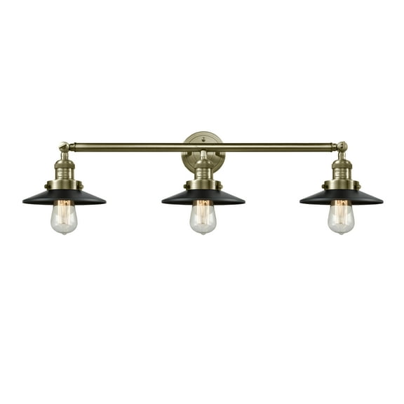Innovations Lighting 205-S Railroad Railroad 3 Light 32" Wide Bathroom Vanity Light -