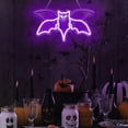 thumbnail image 3 of Ltdhehe Neon Halloween Bat For Events And Parties Festive Light Up For Celebrations Unique And Eye Catching Party, 3 of 4