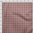 thumbnail image 4 of oneOone Viscose Chiffon Maroon Fabric Check Sewing Craft Projects Fabric Prints By Yard 42 Inch Wide, 4 of 4