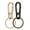 Gold Black, variant on Durable Metal Keychain Clip Key Ring Holder, Compact Key Organizer, Convenient Key Finder for Home Car Keys, Stylish for Men & Women