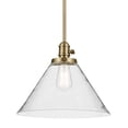 thumbnail image 3 of 43905NBR Kichler Lighting Avery - 1 Light Pendant-11.75 Inches Tall and 14 Inches Wide-Natural Brass Finish, 3 of 4