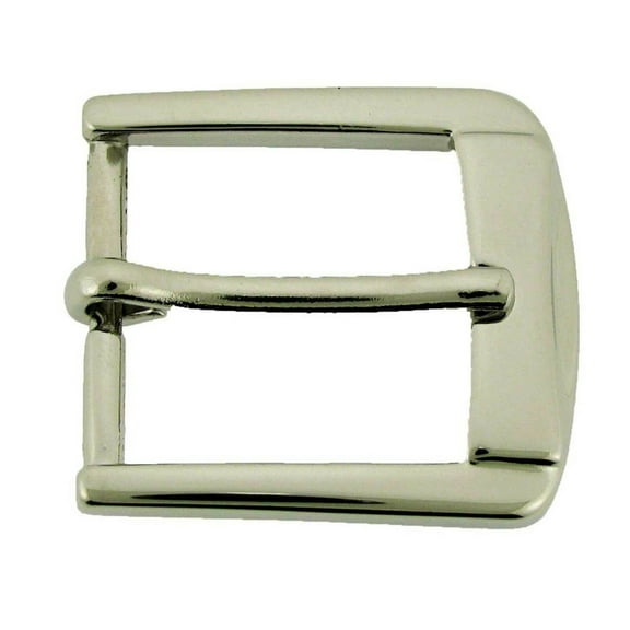 1” Inch (25 mm) Single Prong Center Bar Pin Belt Buckle Silver Metal Belt Strap Replacement