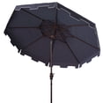 thumbnail image 6 of SAFAVIEH Outdoor Collection Zimmerman 9-Foot Market Umbrella Navy/White, 6 of 6