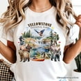 thumbnail image 2 of Artistically Vibrant Yellowstone National Park T-Shirt, Wildlife and Nature Tee and Souvenir, 2 of 5