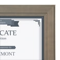 thumbnail image 4 of DesignOvation Kieva Solid Wood Document Frames, Gray 8.5x11, Pack of 6, 4 of 7