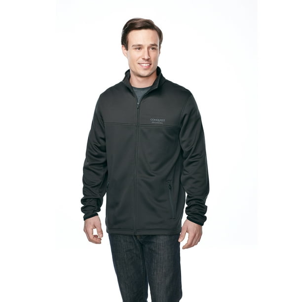 TriMountain Men's 100 Polyester Full Zip Jacket