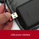 thumbnail image 5 of Almohadilla para dormir con calefacción 7 Zonas y 3 Engranajes Likrtyny Alfombrilla Alimentada por USB negro, 5 of 9