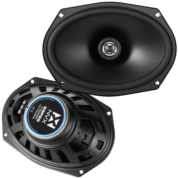Altavoces para coche NVX ESP69 6x9 E-Series, 2 vías, coaxiales, 160 W RMS