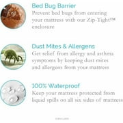 lucid zippered mattress encasement bed bug and waterproof lucid zippered mattress encasement bed bug and waterproof
