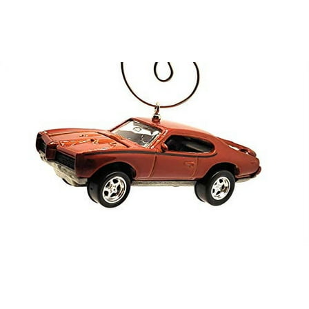 1969 Pontiac GTO Judge Christmas Ornament 1:64 Red