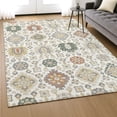 thumbnail image 6 of Addison Rugs Mayfield Premium Machine Washable Transitional Bohemian Ivory Rectangle Rug, 10' x 14', 6 of 6