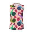 thumbnail image 6 of Lsque Snails Print Men's Cotton Blend Sleeveless Muscle Shirts (S-3XL)- Moisture Wicking, Odor Protection, UPF 30+,Large, 6 of 8