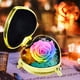 thumbnail image 3 of Flor de rosa real preservada en caja de regalo en forma de corazón Rosa eterna Presente para mujeres Día de la madre San Valentín Boda romántica Fiesta en casa Festivales Aniversario Nochebuena,Irfora Irfora Rosa en conserva, 3 of 7