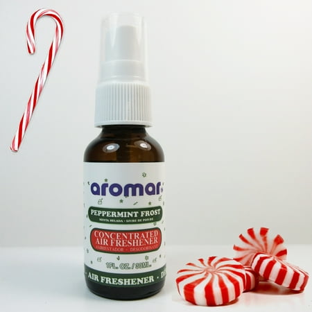 Scent Eliminator Spray Liquid - Peppermint Frost Air Freshener Spray Car Home Room Odor Eliminator Holiday Scent