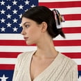 thumbnail image 2 of Patriotic Eagle Hair Claw Clip, Square Hair Accessory with Red White Blue Design for BBQ Parade Party and Daily Style, 2 of 5