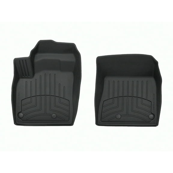 WeatherTech FloorLiner HP Custom Fit Floor Mats compatible with 2023-2026 Nissan Rogue - 1st Row (Driver & Passenger), Black