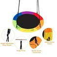 thumbnail image 5 of Pemberly Row 40'' Flying Tree Swing Indoor Outdoor Play Set Colorful Fabric, 5 of 10