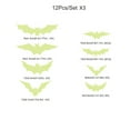 thumbnail image 2 of WREESH Halloween 3D Luminous Luminous Bat Combination Party Wall Sticker, 2 of 2