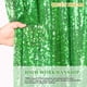 thumbnail image 4 of Tela de lentejuelas QueenDream para telón de fondo, 61 x 244 cm, color verde, 3 paneles, 4 of 6