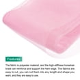 thumbnail image 4 of Uxcell 10 Yards Stiff Horsehair Braid 6.3" Wide for Polyester Boning Sewing Wedding Dress Dance Formal Dress Accessories, Matte Pink, 4 of 6