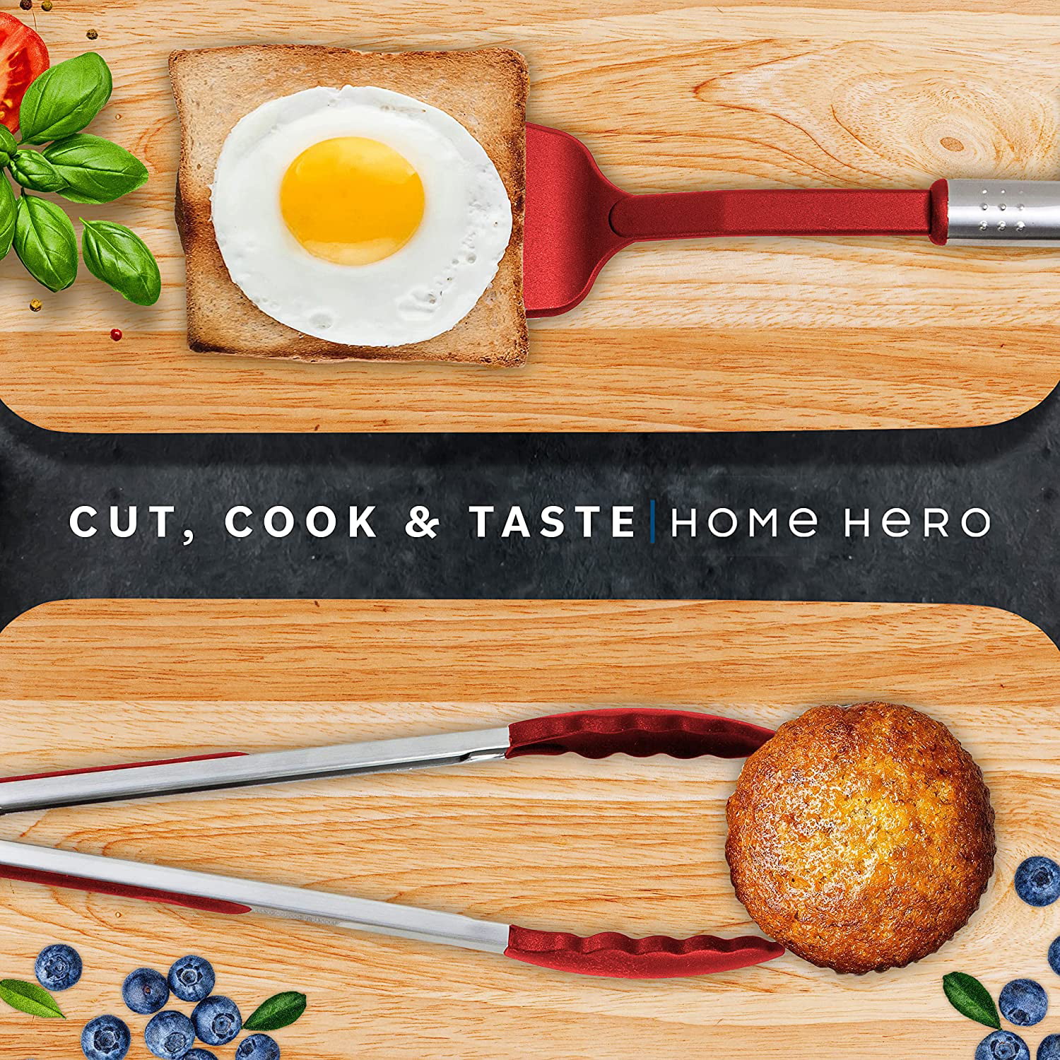 Home Hero Stainless Steel Kitchen Cooking Utensils - 25 Piece Kitchen –  marvinsemporium