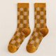 thumbnail image 4 of Calcetines de punto con hojas de flores pequeñas Rojo Verde para mujer Talla UE 37-39, 4 of 5