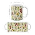 thumbnail image 4 of WIRESTER 11oz 325ml Ceramic Tea Cup Coffee Mug With Handgrip For Gift, Birthday, Anniversary, Christmas - Wildflowers Sunflowers, 4 of 7