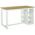 thumbnail image 2 of Harper & Bright Designs 5 Piece Rubber Wood Farmhouse Counter Height Dining Table with Chair, 2 of 16