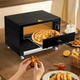thumbnail image 3 of UBesGoo Double-Layer Pizza Oven, 2200W Electric Countertop Toaster Oven with Timer, Black, 3 of 8
