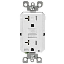 Leviton R92-GFWT2-0KW 20 Amp White SmartlockPro Self-Test GFCI