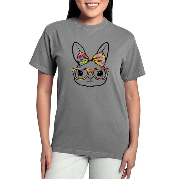 CafePress - Bunny Cute T Shirt - Womens Comfort Colors® Shirt