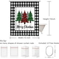 thumbnail image 4 of Christmas Shower Curtains, Merry Xmas Tree Bathroom Decor, 72''''W X 72''''H, 4 of 6