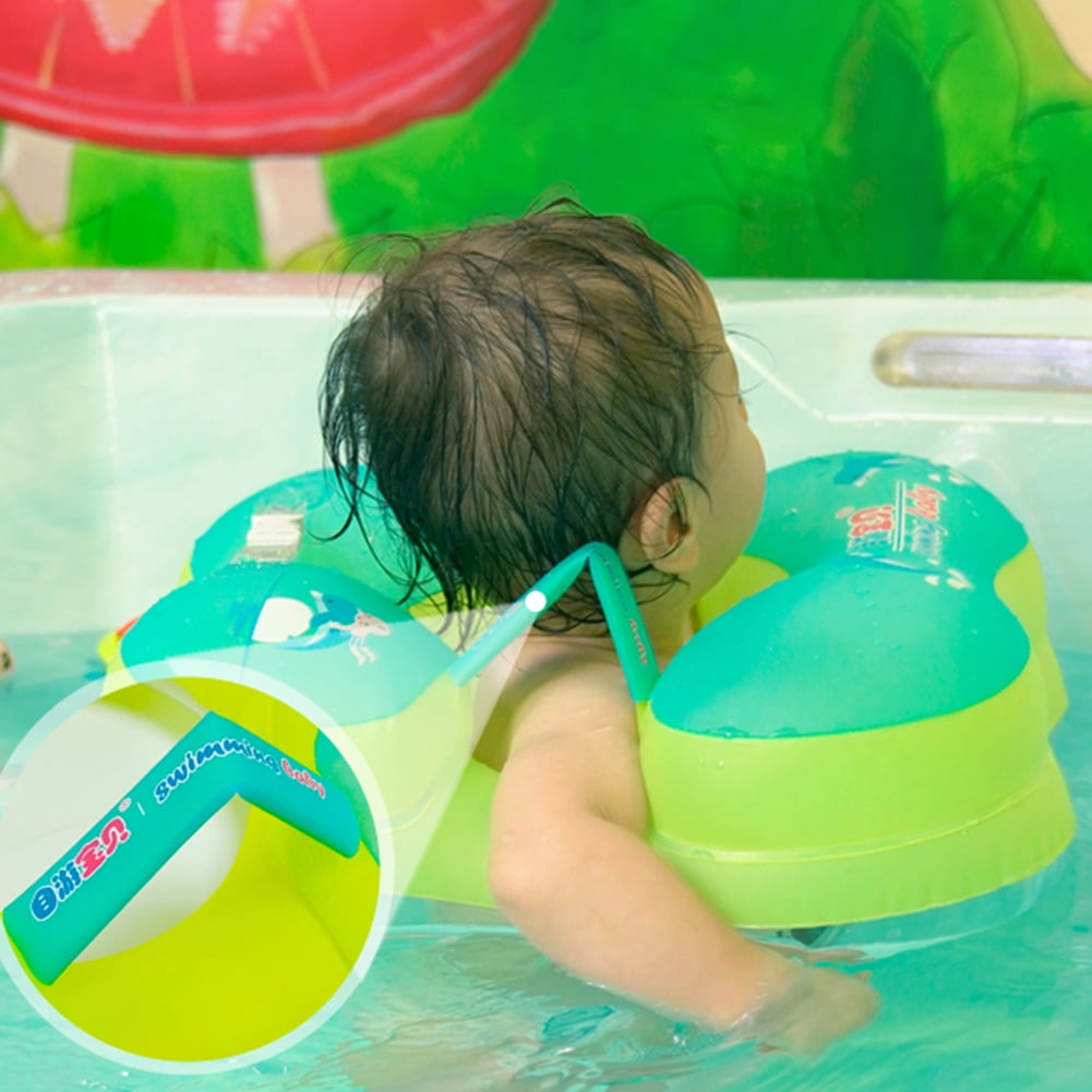 Mymisisa Armpit Baby Swimming Rings Inflatable Anti Turn Over Float