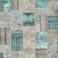 thumbnail image 1 of Ahgly Company Machine Washable Indoor Square Contemporary Sage Green Area Rugs, 8' Square, 1 of 7