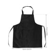 thumbnail image 2 of MLINS  Salon Apron with Pockets Kitchen Aprons for Green Child Black, 2 of 8