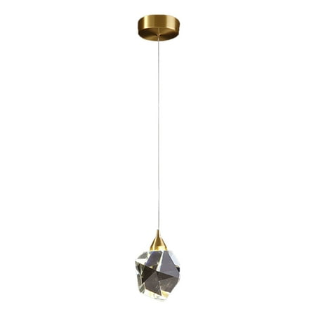 

Loft LED Pendant Light Hanging Chandelier Crystal Ceiling Lamps for Bar Bedroom Dining Coffee Decorations -