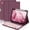 Dark Cherry, variant on For iPad A16 11th 10th Generation Case with Keyboard - 7 Colors Backlight Detachable Folio Keyboard Case for iPad (A16) 11th Gen 2025 & 10th Gen 10.9 inch 2022, Smart Wake/Up, Watermelon Red