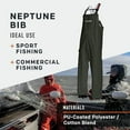 thumbnail image 4 of Grundens Men's Overalls Neptune Bib, Green, Size Large, 4 of 6