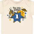 thumbnail image 4 of Inktastic Little Cowboy 1st Birthday Boys Baby Bodysuit, 4 of 5