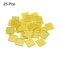 thumbnail image 3 of Uxcell Mosaic Tiles, Glass Tiles 2 x 2cm for DIY Crafts, 25Pack(100g, Fluorescent Yellow), 3 of 5