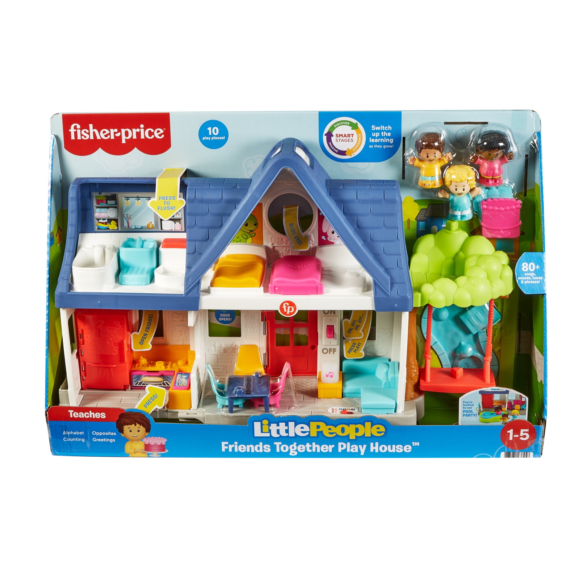 Fisher-Price Little People Friends Play House Set, Toddler