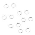 thumbnail image 2 of 10mm Dia Silver Tone Metal Split Loop Key Rings Holders Replacement 160 Pcs, 2 of 3