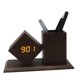 thumbnail image 1 of Portalápices Despertador Mesita de noche Reloj electrónico Bolígrafo Hogar Soporte de madera Reloj Kearding EL014022-01, 1 of 5
