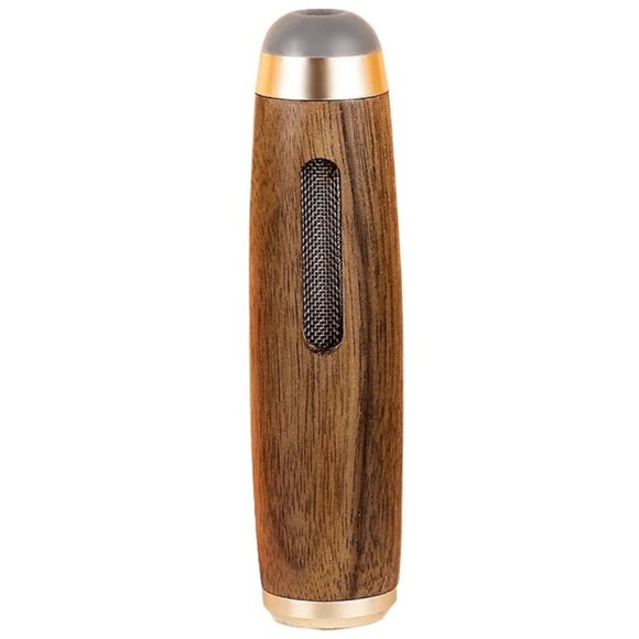 Walnut Wood Car Ashtray, Without Popping Ash Cover for Vehicles, Travel, Home, Office