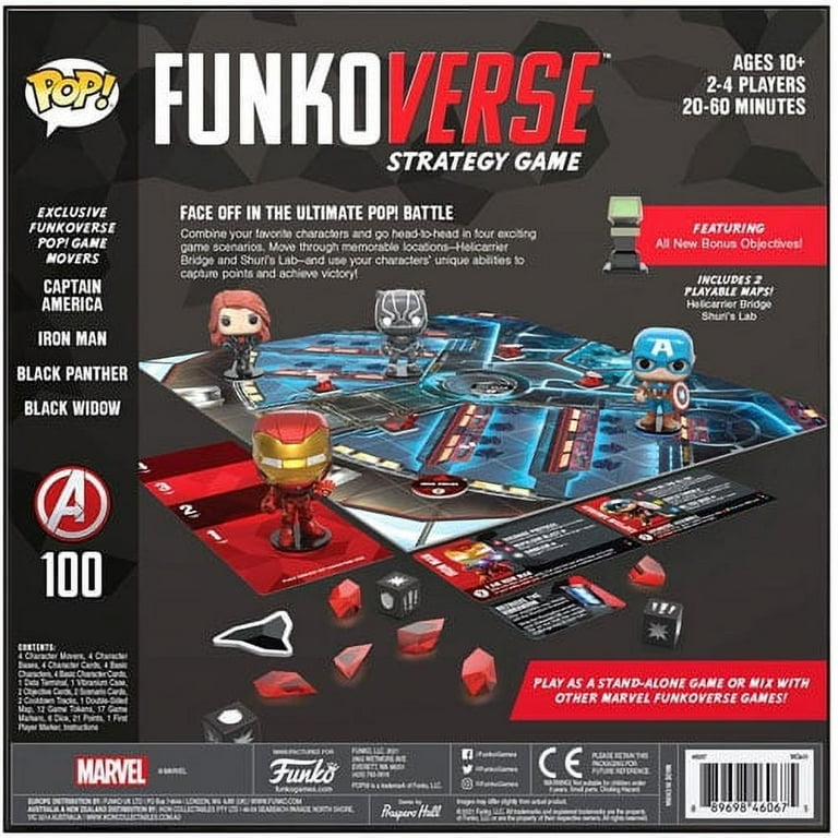 Funo Games: Funkoverse - Marvel 100 4-Pack - Walmart.com