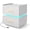 White, variant on ELLEGNT 1 PCS LED Bedside Table with Charging Station, 2 Storage Drawers Nightstand, Black