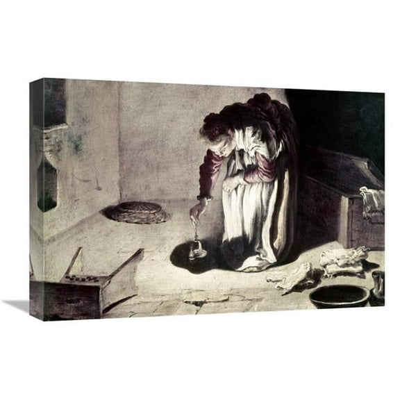 22 in. The Lost Coin Art Print - Domenico Fetti