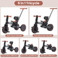 thumbnail image 2 of Triciclo Bobike 5 en 1 para niños de 18 meses a 5 años, color gris, 2 of 7