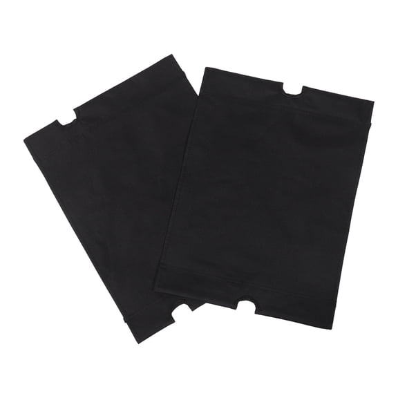 PAMINGONO 2Pcs Outdoor Camping Chair Fabric Replacement Black Waterproof and Uv Resistant Cloth